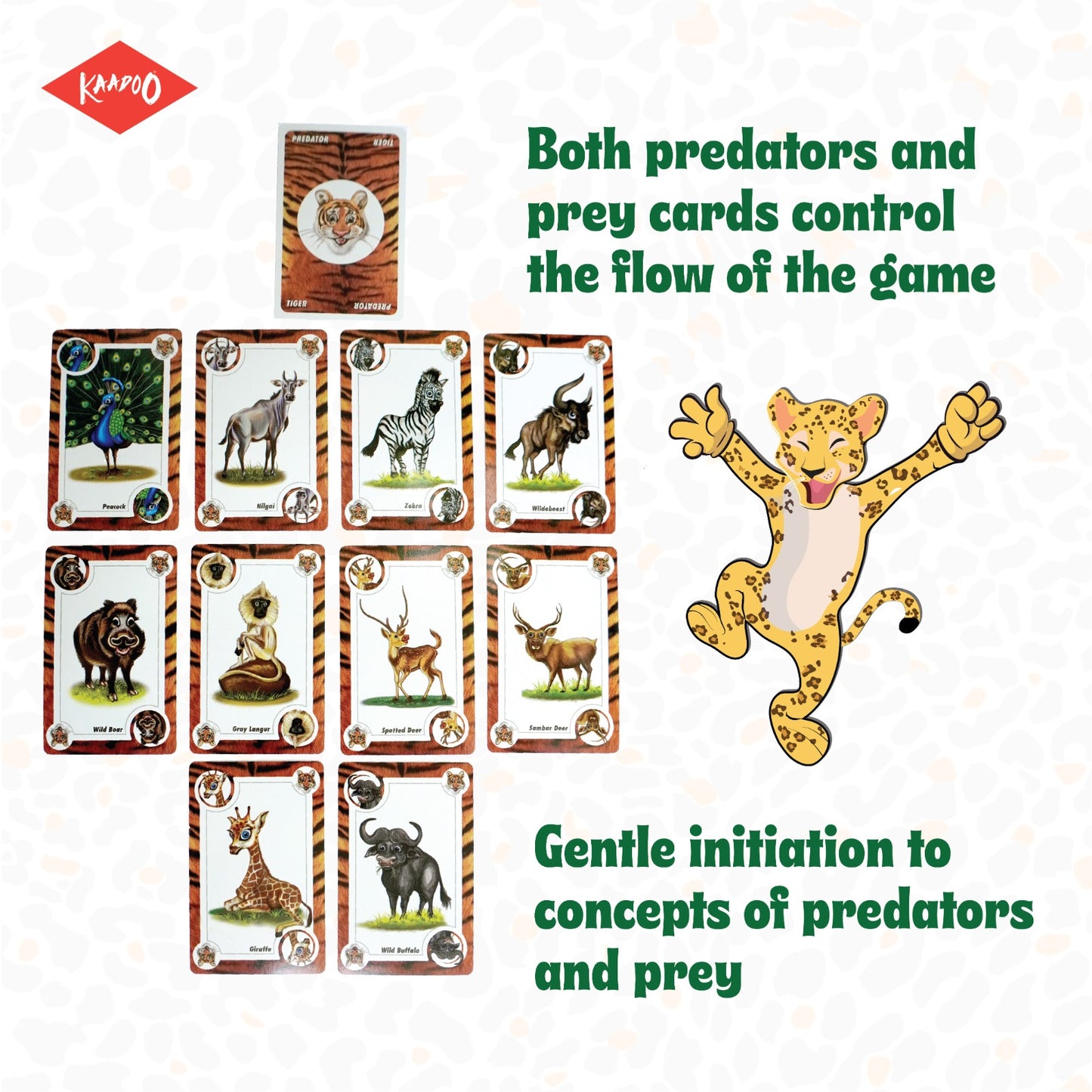 Yippy - Suspense-filled Animal Card Game (Pack of 10)