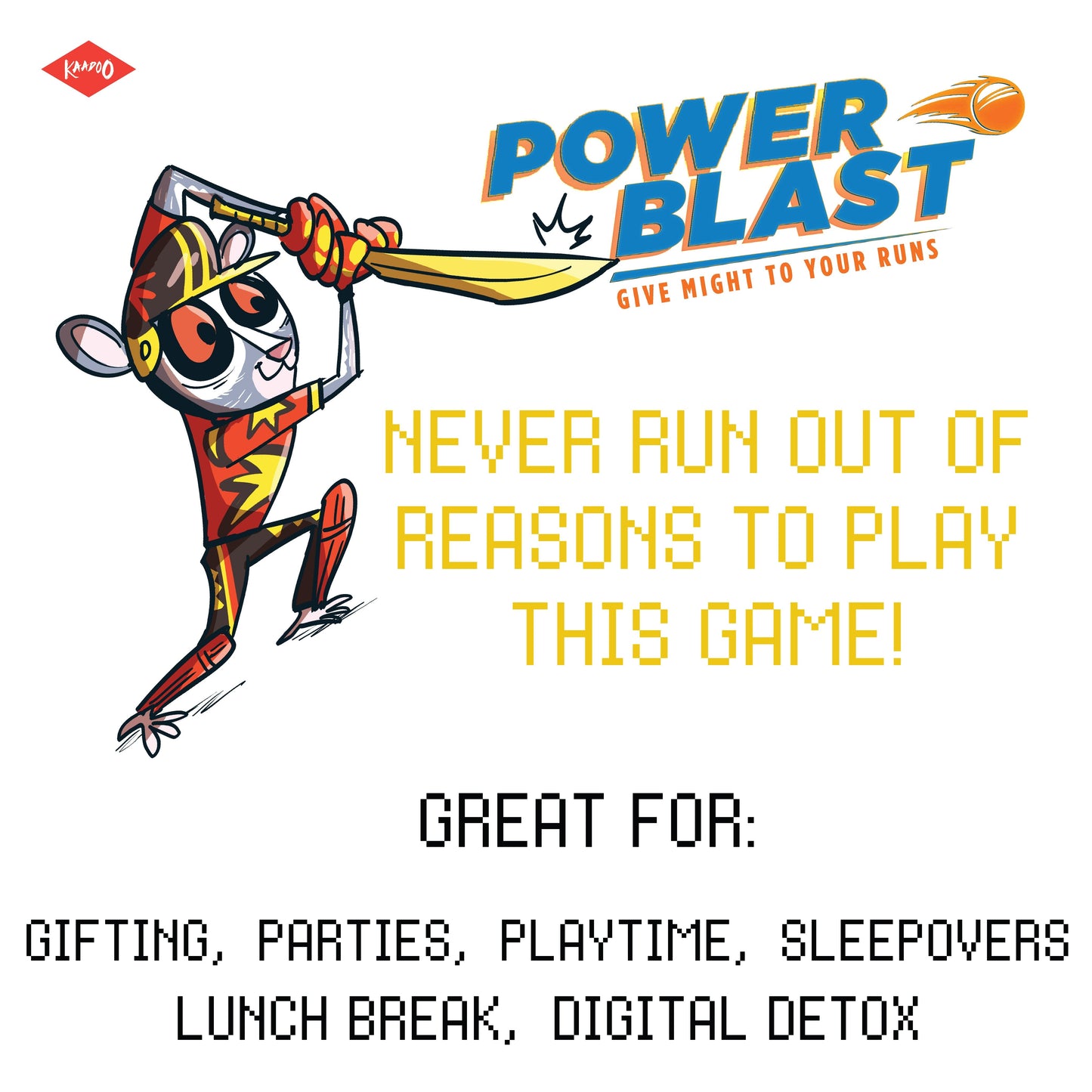 POWER BLAST Card Game – Give Might to Your Runs (Pack of 10)